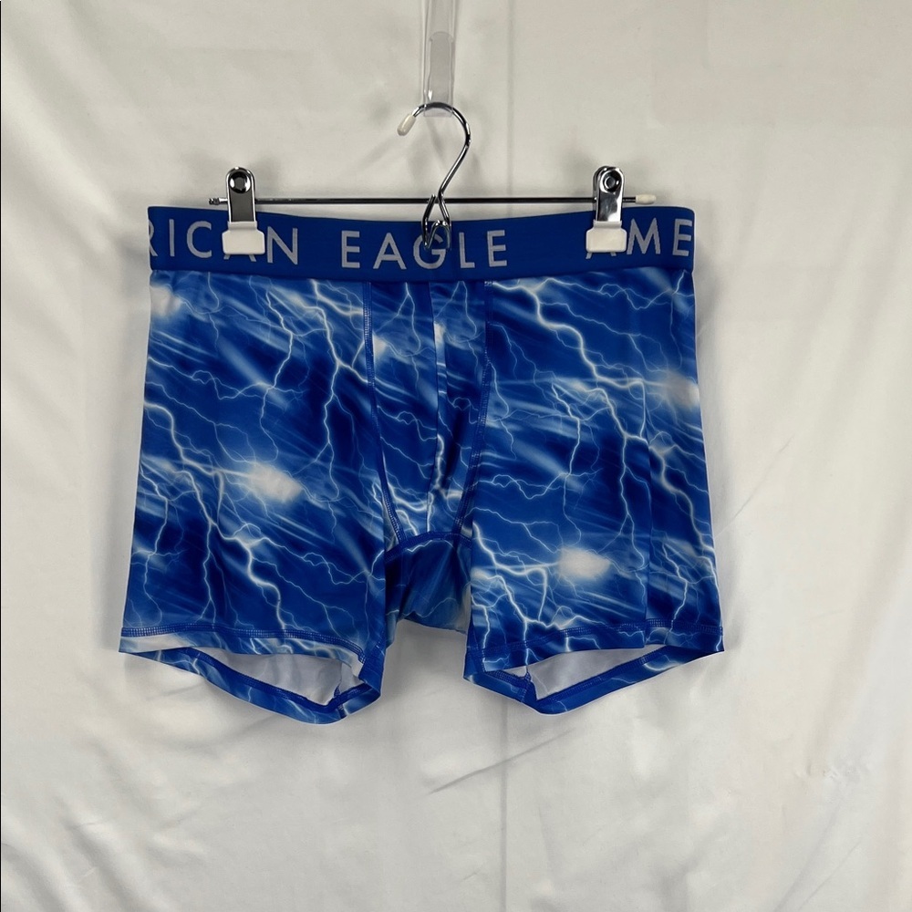 American Eagle - Men’s Briefs - Flex - XL - Blue, White - Storm - Lightning